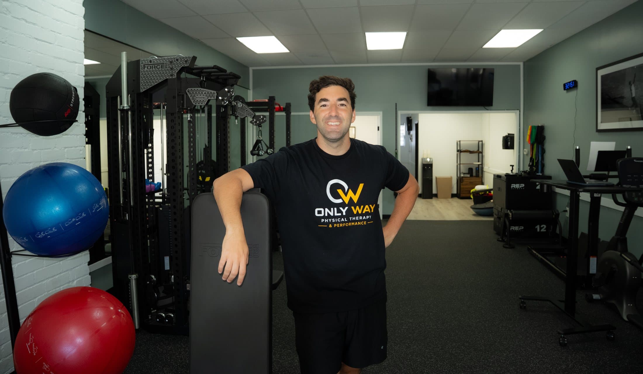 Training floor at Only Way PT in Santa Monica